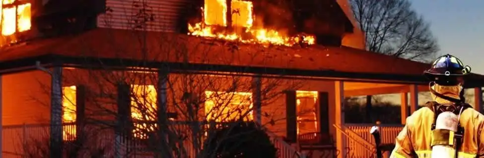 fire damage repair emergency response at a residential property affected by an active house fire in Columbia, SC